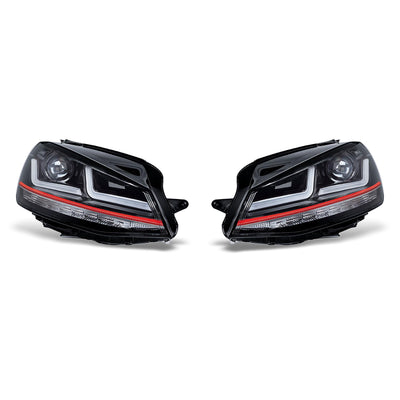 LED Headlight Assembly w/ Dynamic Turn Signals