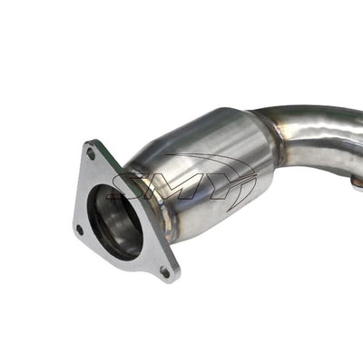 Power Driven Catted J-Pipe Downpipe, 304 Stainless Steel