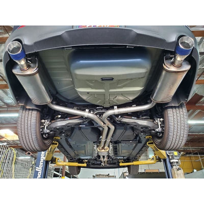 Cat-Back Dual Exhaust System w/ Muffled X-Pipe