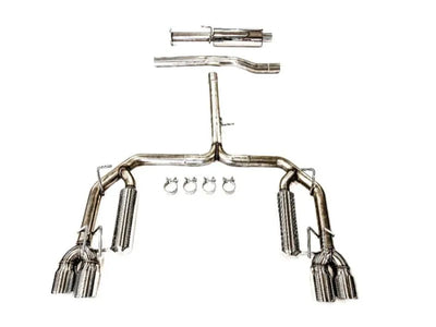 3.5" Quad Tip Cat-Back Exhaust System