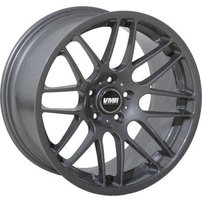 V703 18x9.5 8-Spoke Mesh Wheel, Gunmetal Gray