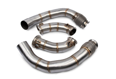 S63M Stainless Steel Race Downpipes