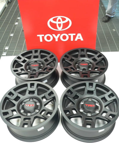 TRD Pro 17-Inch Matte Black Aluminum Wheel