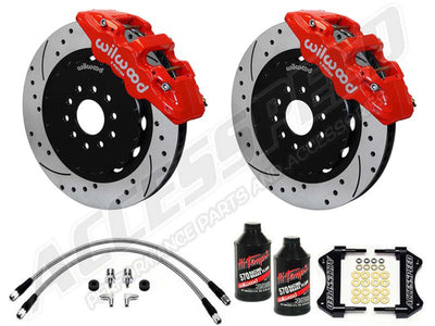 AERO6 15" Front Big Brake Kit w/ Slotted Rotors
