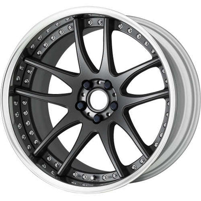 Emotion CR 3P 18x8 +3 5x120 Matte Gunmetal Wheel