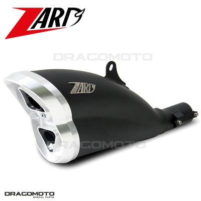 Double Silencer Stainless Steel Black Ceramic Racing Muffler