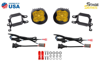 Diode Dynamics Jeep 2018-2026 SS30 Hardtop LED Kit Pro Yellow Flood ABL DD8994