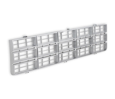 7779 CHEVY C/K SERIES P/U GRILLE W/O BOWTIE SILVER