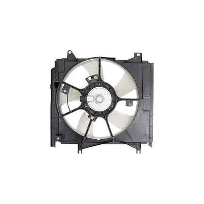 RADIATOR COOLING FAN ASSY;INCLUDES MOTOR/BLADE/SHROUD;FITS MANUAL TRANS;MIRAGE 14C