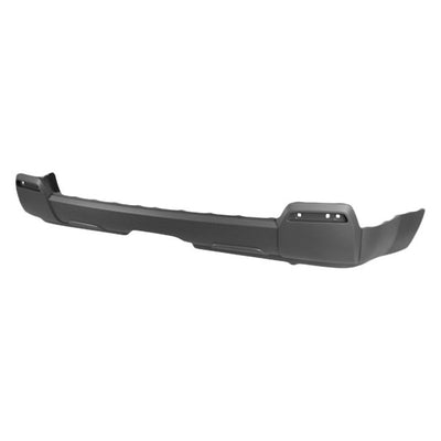 RR BUMPER VALANCE PANEL LOWER MAT DARK GRAY W/O DUAL EXHAST W/O CHROME PKG TERRAIN 1015