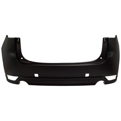 CAPA RR BUMPER COVER W/O PARK ASSIST; W/TEXTURED LOWER; PRIME MAZDA CX5 1717