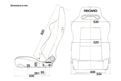 Racing Seat w/ Lumbar Support and Headrest