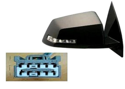 RH MIR OTR REAR VIEW HEATED MAN FOLDING(2ND DESIGN) W/SIGNAL LMP(P) ACADIA 0710;OUTLOOK 0810