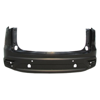 CAPA RR BUMPER COVER W/PARKING SENSORS; W/O CHROME MOULDING; PRIME MAZDA CX9 16C