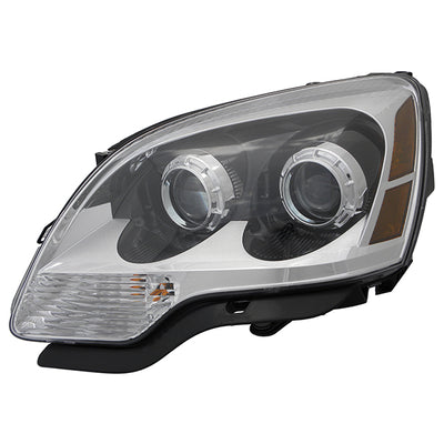 LH HEADLAMP ASSY COMPOSITE; HALOGEN; 2ND DESIGN; ACADIA 0812