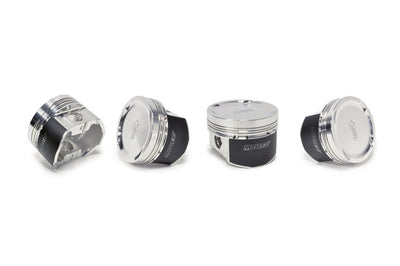 Manley Mitsubishi 4G63 2.0L -2.5cc 86.5mm Bore 1.375in CH Platinum Series Flat Top Piston - Set of 4
