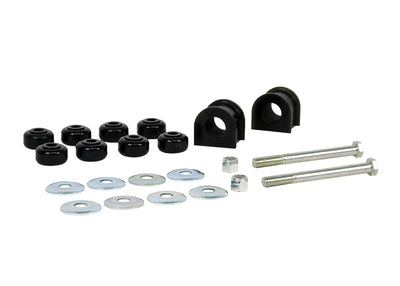 Sway bar - mount and link bushings 10 Bushings 2 Bolts 8 Washers 2 Nuts Grease