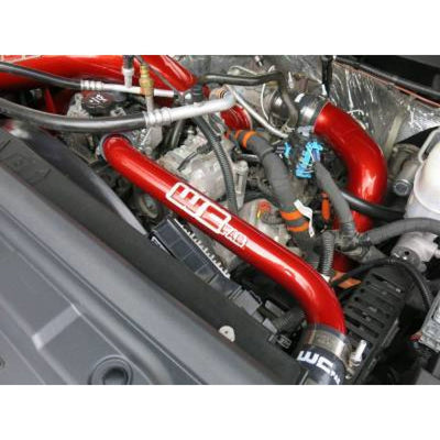 Wehrli Upper Coolant Pipe for 2011-2016 Duramax LML WCFab Red WCFab Red 100696-RED