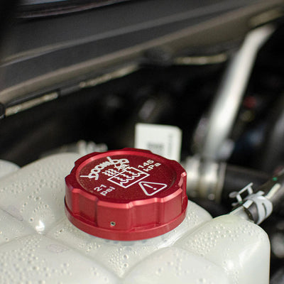 FORD RADIATOR RESERVOIR COVER CAP - NATURAL