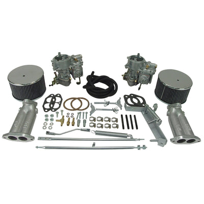 40mm Dual Carburetor Kit with EMPI Manifolds and Air