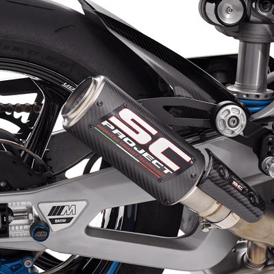 SC1-R Titanium Full Exhaust System with 250mm Carbon Fiber Muffler
