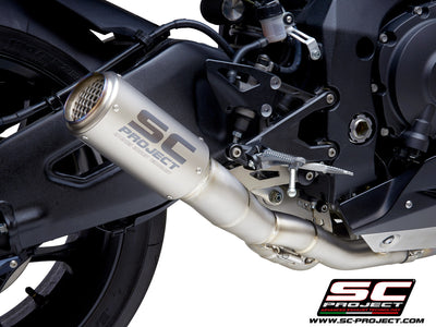 CR-T Half System Exhaust Carbon Fiber Titanium