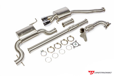 Turbo-Back Exhaust System with 200-Cell Cat for 2.0 TSI