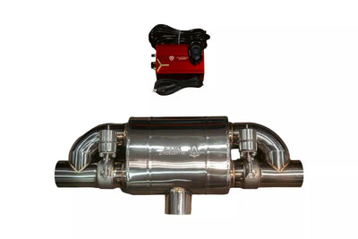 3-Inch Stainless Steel Exhaust System w/ Integrated Valve