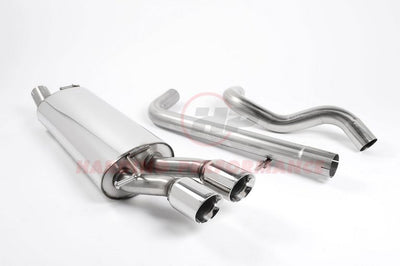 Cat-Back Exhaust System 2.50" Non-Resonated Stainless Steel