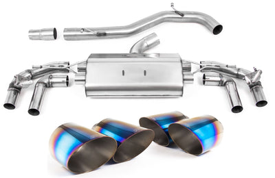 OPF-Back Exhaust System, 80mm, T304L Stainless Steel
