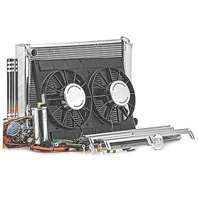 Polished Aluminum Crossflow Radiator Module System