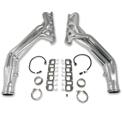 1-7/8-Inch Long Tube Headers with Silver Ceramic Coating