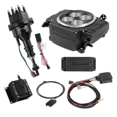 Holley black auto part