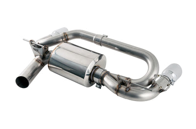 AWE Tuning silver axle-back exhaust