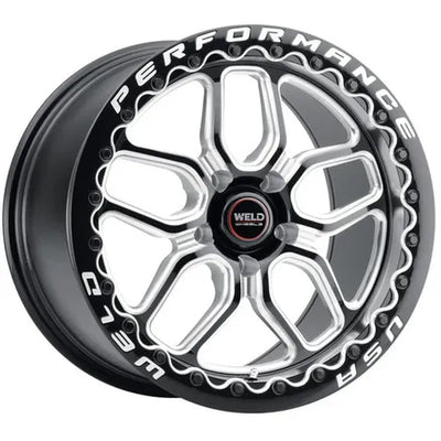 Weld Racing 18x12 Laguna Bead Lock 5x120 ET52 BS8.50 Gloss BLK MIL DIA 78.1
