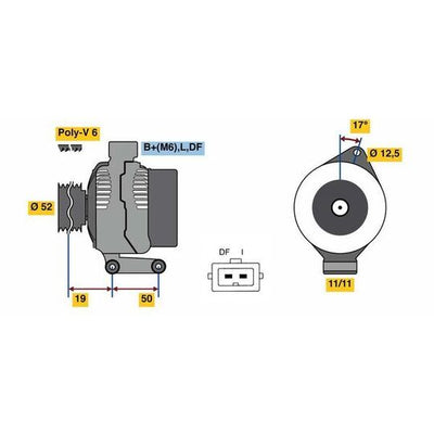 REMY red auto part
