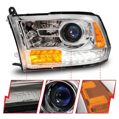 ANZO chrome headlights