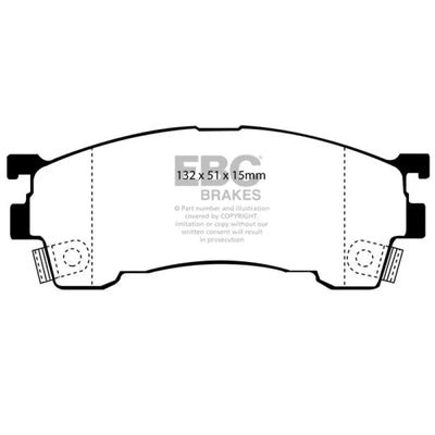 EBC red auto part
