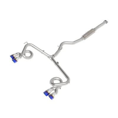 aFe blue cat-back exhaust
