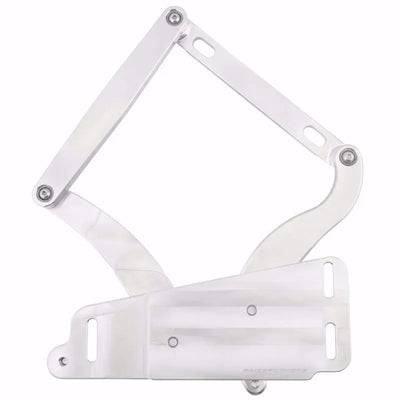 66-70 Charger/Belvedere/Roadrunner, 1972-1993 Dodge Truck Hood Hinge Kit - Solid Frame - Fiberglass - Natural
