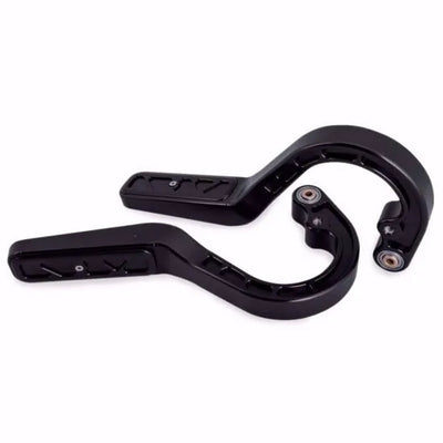 1967-1969 Camaro/Firebird Trunk Hinge Kit - Fiberglass - Black