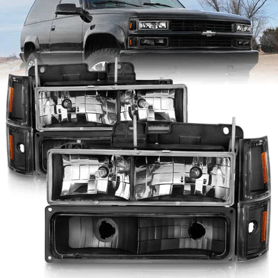 ANZO black headlights