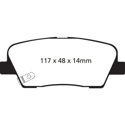 EBC red auto part