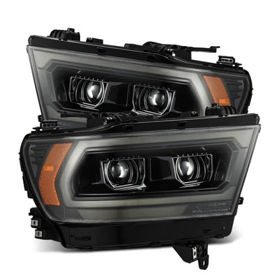 AlphaRex black headlights