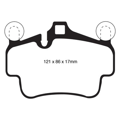 EBC red auto part
