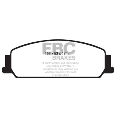 EBC red auto part