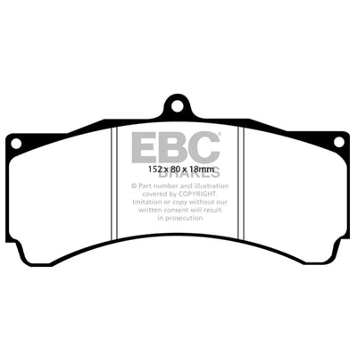 EBC red auto part