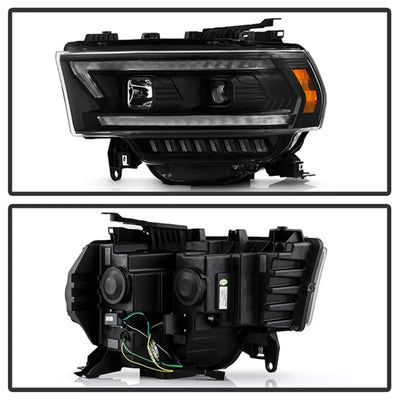 SPYDER black headlights