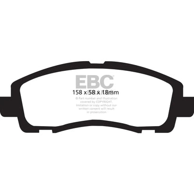 EBC red auto part