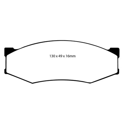 EBC red auto part